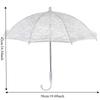 Mesh Flower Mini Bridal Umbrella Hollowed Out Wedding Decoration Props  Wedding Party Supplies