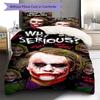 Joker Clown Pattern Bedding Quilt Set Quilt Cover Pillowcase Home Decoration Gift (1 * Duvet Cover + 2 * Pillowcase, Without Core)