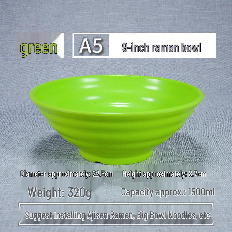 

Commercial Melamine Noodle & Soup Bowl