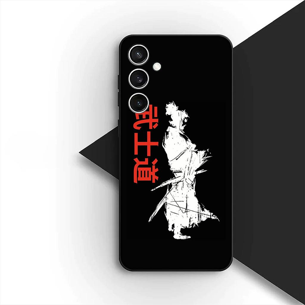 Protective Cover for Apple iPhone 17 Pro XS Max Air 6 7 8 Plus 5 + SE 2022 SE2 16E Casing Phone Case Bushido Samurai Yin Yang