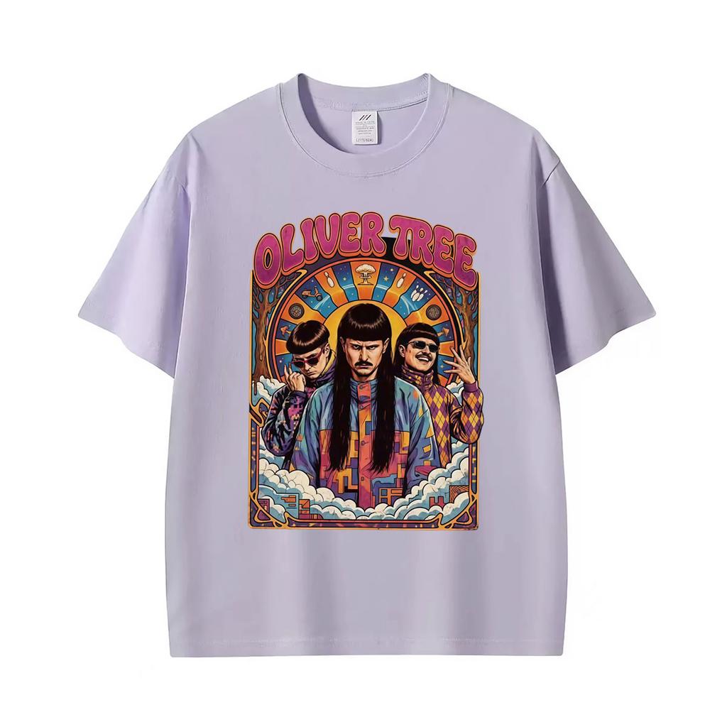 Oliver Tree Psychedelische Musik Fan Geschenk Merch T-Shirt Unisex Unisex Harajuku High Street Gothic T-Shirts 100% Baumwolle Oversized T-Shirt