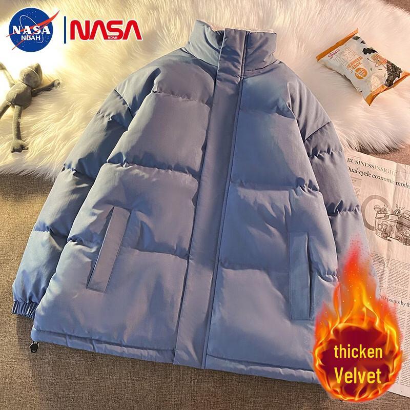 NASA NOAH Men s Stand Collar Padded Winter Jacket M
