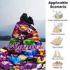 Customiz Name Personality Plants Vs. Zombies Blanket Soft &Warm Sofa Office Bed Travel Lunch Break Blanket, Gift Suitable All Seasons