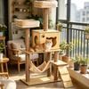 Soft Wood Cat Climbing Tree, Cat Tree, Multi-Level Cat Activity Center (only with cat tree)