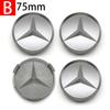 ABS Car Wheel Center Hub Caps 4PCS 56MM 60mm 75MM For Mercedes Benz AMG W203 W206 W220 W205 W211 GLA GLC Emblem Tire Rim CoversA