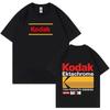 Gorąca Wyprzedaż Koreańska Męska Damska Koszulka Marka Kodak Krótki Rękaw T-shirt Odzież Designerska Koszulka Wysokiej Jakości T-shirt Letnie Topy Moda