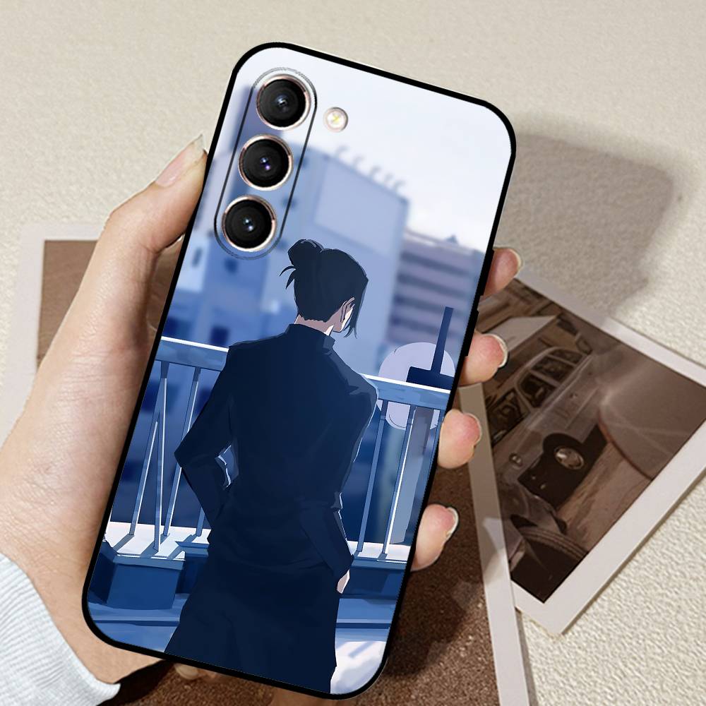 Suguru Geto Phone Case Black Ultra-thin Shockproof Case For Samsung S24/S25/S22/S30/Note20/Lite/Ultra/5G/Plus/FE