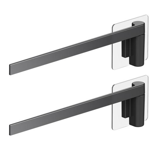 1/2Pcs Kitchen Hanging Rack 360-Degree Rotation Wall-Mounted Rotating Organizer Vertical Wall Storage Stand Rag Holder