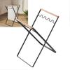 Trash Bag Holder Portable Collapsible Sturdy Durable Iron Rubber Wood Widely Used Garbage Bag HolderBlack
