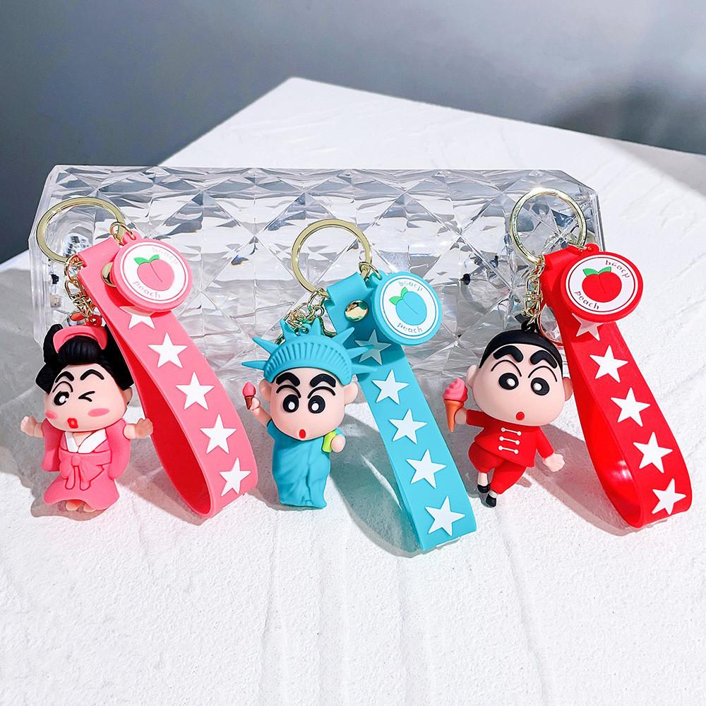 Shin Crayon Chan Toy Dolls Key Chain Bag Decoration Pendant Ornament Desktop