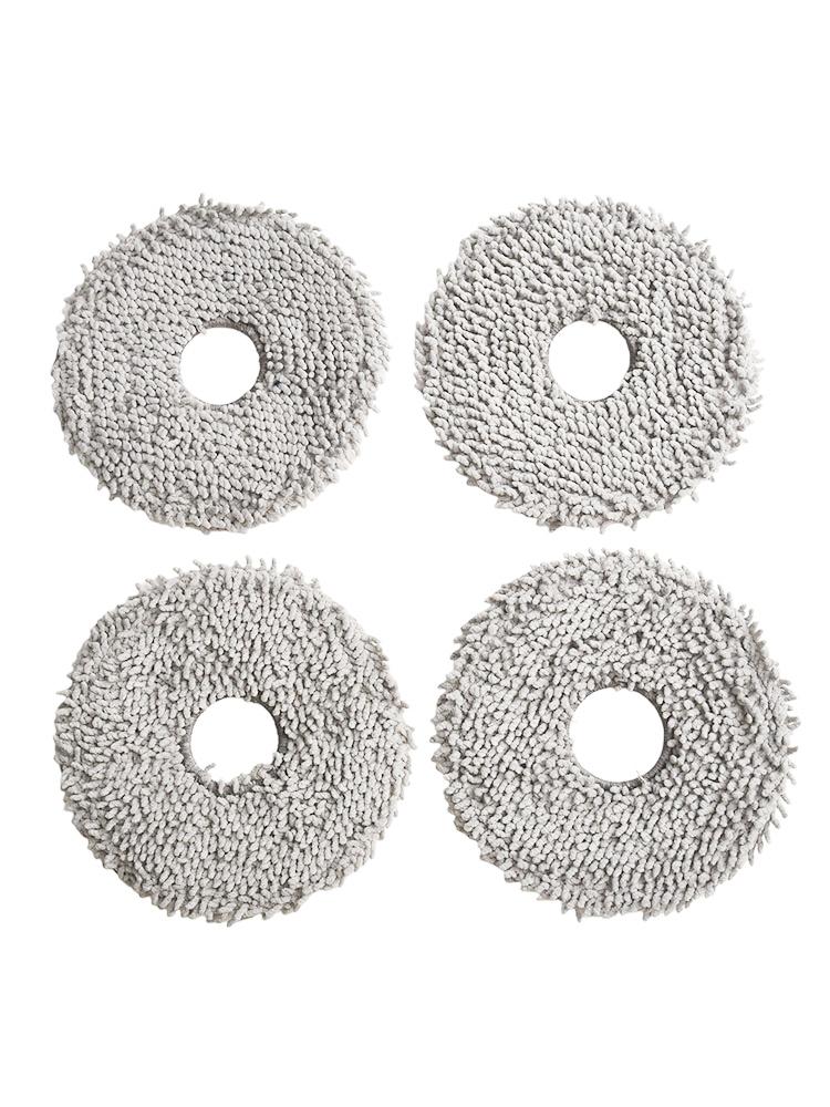 

Easy Install Mop Pads Cleaning Cloth Microfiber Mop Pads Compatible For Q REVO High Absorbency Material Multi-Surface Cleaning