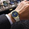 Luxury Watch For Man Waterproof Luminous Date Week Stainless Steel Men Watch Casual Quartz Men's Watches Male Clock