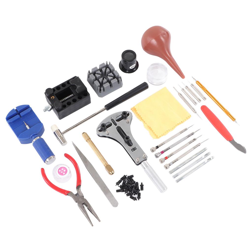 Uhrenreparaturset Batteriewechsel Werkzeugset Uhrenarmband Entfernungswerkzeugset Gehäuseöffner