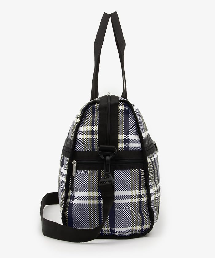 LeSportsac Deluxe Boston LG Pixel Scramble Check Bag, Weekender/4319,