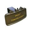 Claymore Mine Replica Tow Hitch Cover 3D Printed Trailer Hitch Ball Cover Hitch Decorative Prevent Receiver Tube From Rusting