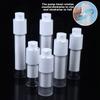 15/30/50ml Vakuum-Pumpspender Flaschen Matt Klar Rund Lotion Foundation Tiegel Drehbarer Anhebender Deckel Leerer Reise Kosmetikspender