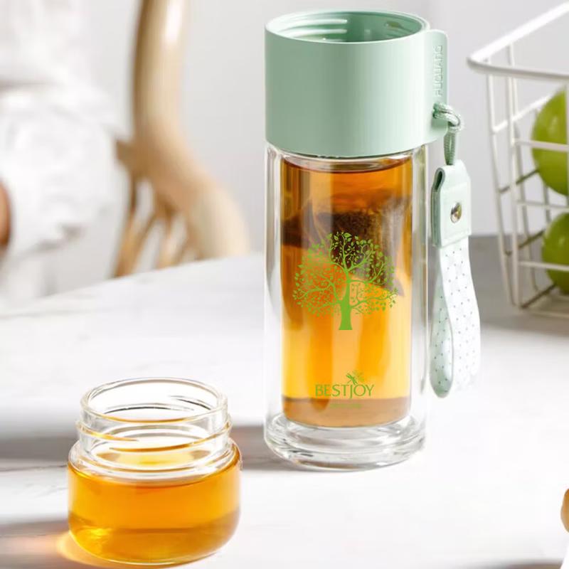 FUGUANG Qingfeng Tea Master Anti-bacterial Borosilicate Glass Tea Bottle