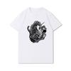 S-3XL 100 Fantasie Harajuku Grafica Estiva Bianca Magliette Donna Stampate Casual Maniche Corte Top Girocollo