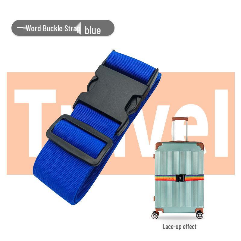 Polypropylene One-Word Luggage Strap for Suitcase Reinforcement with Wheels