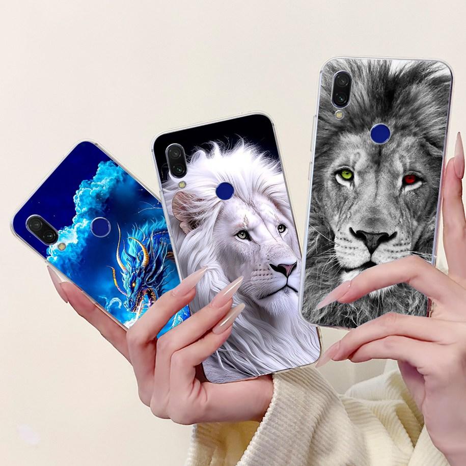 For Cover Xiaomi Redmi 7 7A Case Luxury Painted Soft Clear Silicone TPU Shockproof Cover For Xiaomi Redmi Note 7 Pro Note7 Coque