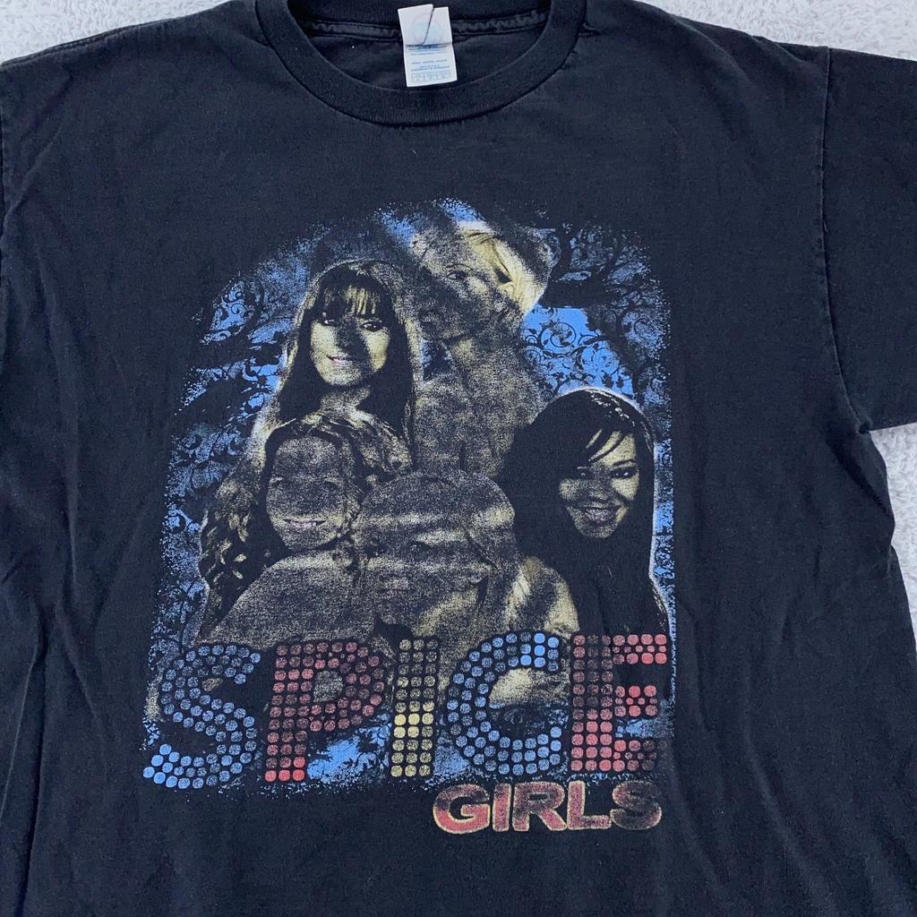 Vintage Spice Girls Reunion World Tour 2007-2008 T-Shirt Large Girl Band Pop