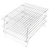 3?Tier Cooling Rack Collapsible Folding Legs for Cookies Cakes Kitchen Baking Grilling Tool
