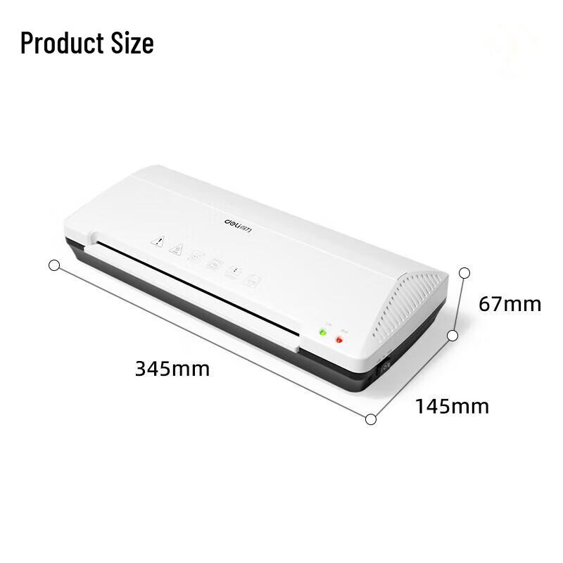 Deli 3898 A4 Home Photo Laminator CN Plug (adapter Included)