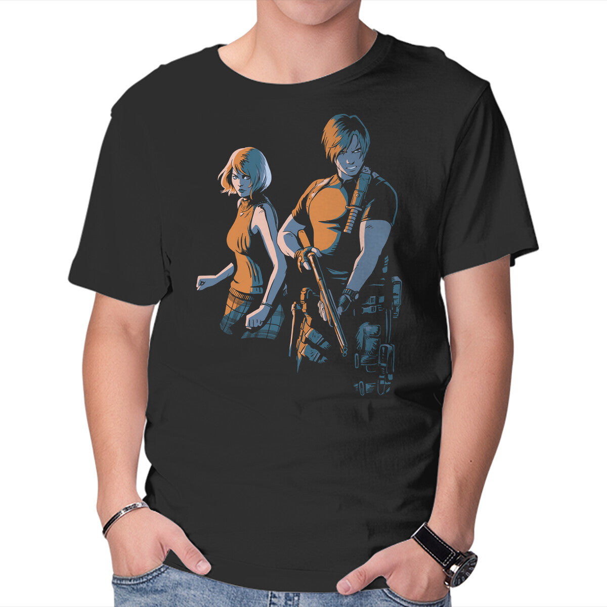 Unisex Crew Neck T-Shirt Rescue Mission Graphic Short Sleeve Casual Tee XXXXL