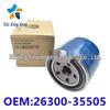 Hyundai Kia Ölfilterelement für Fahrzeuge der Serie 26300-35505
