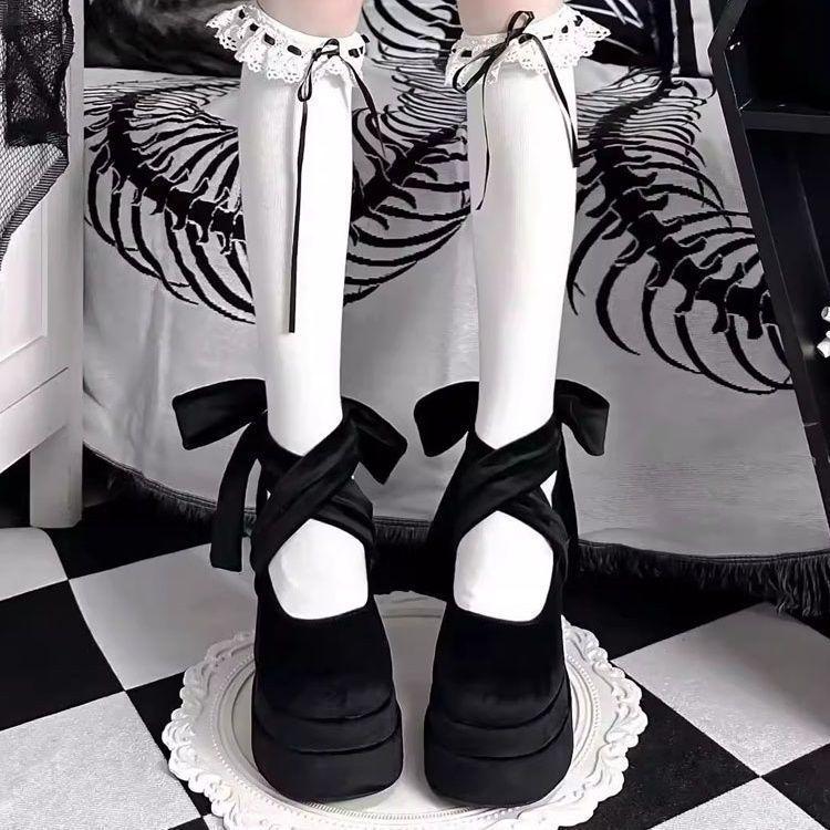 Designer Plateau Damen Mary Jane Schuhe Mode Elegant Kreuzriemen Dicke Absätze Schuhe Damen Pumps Schuh