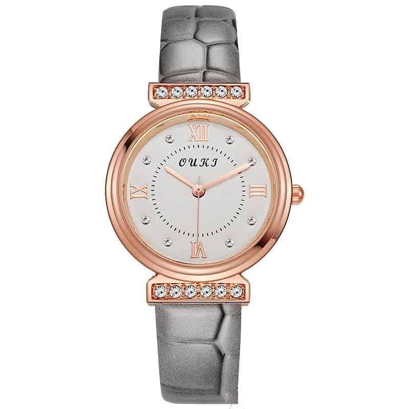 Nové módní personalizované jednoduché hodinky Set Dámské hodinky Butterfly Digital Belt Watch