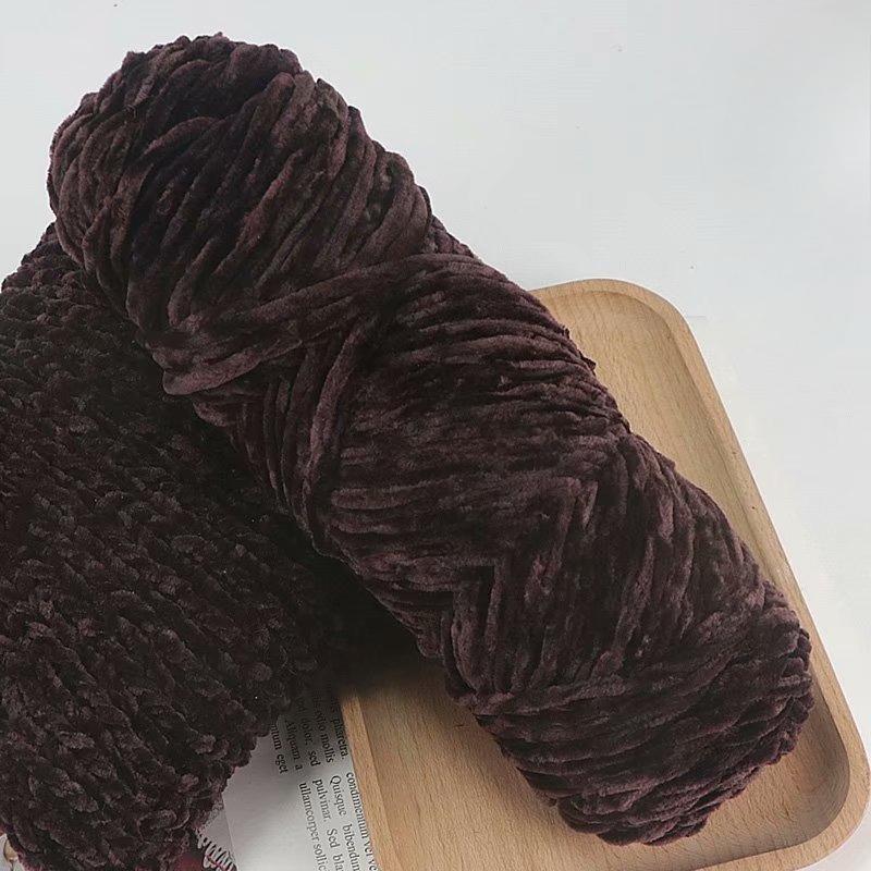 10Pcs/95g Chenille Warm Velvet Yarn Blended for Handmade DIY Knitting Wool Crochet Handmade Scarf Coat Baby Blanket and Hat