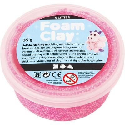 Creativ Company Foam Clay, Modeling Clay, Pink, Kids, Boy-Girl, 35 G, 1 Piece(s)
