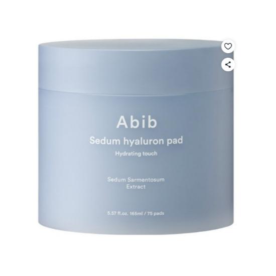 Abib Heartleaf Hyaluron Pad Hydrating Touch 165ml 75pcs