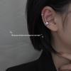 Women's Trendy Geometric No-Piercing Ear Cuff Set - Retro Korean Hip Hop Style Earrings