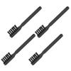 10pcs Sound Aid Cleaning Brush Black Plastic Debris Brushes Hearing Device Cleaning Tool