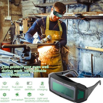 Automatic Dimming Welding Glasses Anti-Glare True Color Eye Protection Solar Auto Darkening Welding Mask Welding Helmet