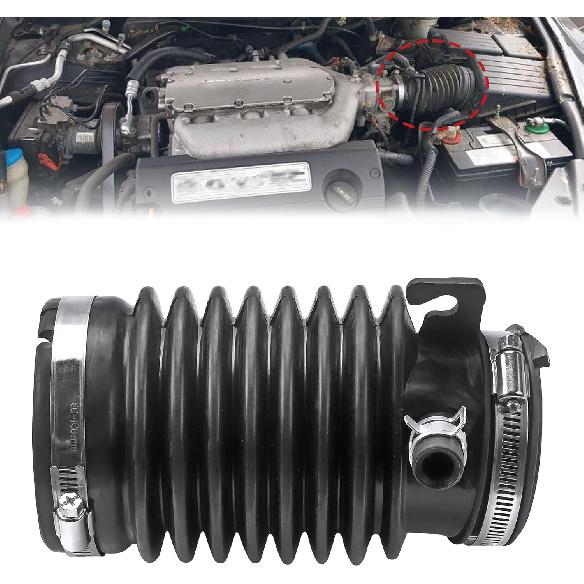 Engine Air Intake Hose W/Clamps Compatible With Honda Acura Vehicle Accord V6 3.0L 2003-2007, TL V6 3.2L 2004-2006 Replace# 17228-RCA-A00,