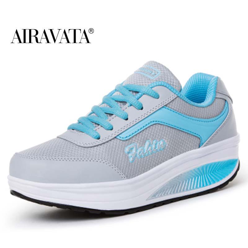 BEAU TODAY Sneakers Donna Con Plateau 6,3 Cm – Modello Anni '90, Comode, Antiscivolo, In Pelle E Rete