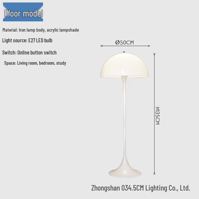 Nordic Panthera Minimalist Floor Lamp - Modern Living Room & Bedroom Design