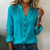 2026 European/American Spring-Summer Casual Solid Color Long-Sleeved Button-Down Shirt