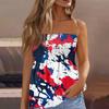 Summer Tube Tops For Women,Cute Sexy Off Shoulder Print Sleeveless T-Shirt