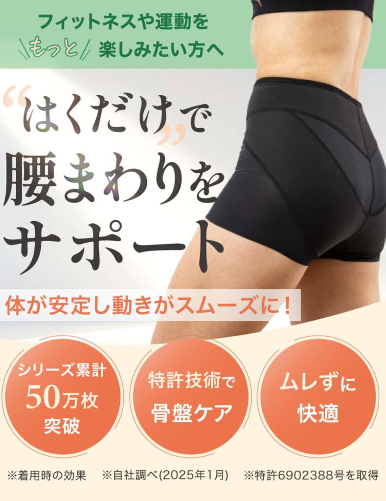 Just Wear Body Sprout Body Sprout Pelvic Support for Posture for and Fitness It! Shorts Sports, One-Minute Support, Support, Patented, Golf, Yoga,
