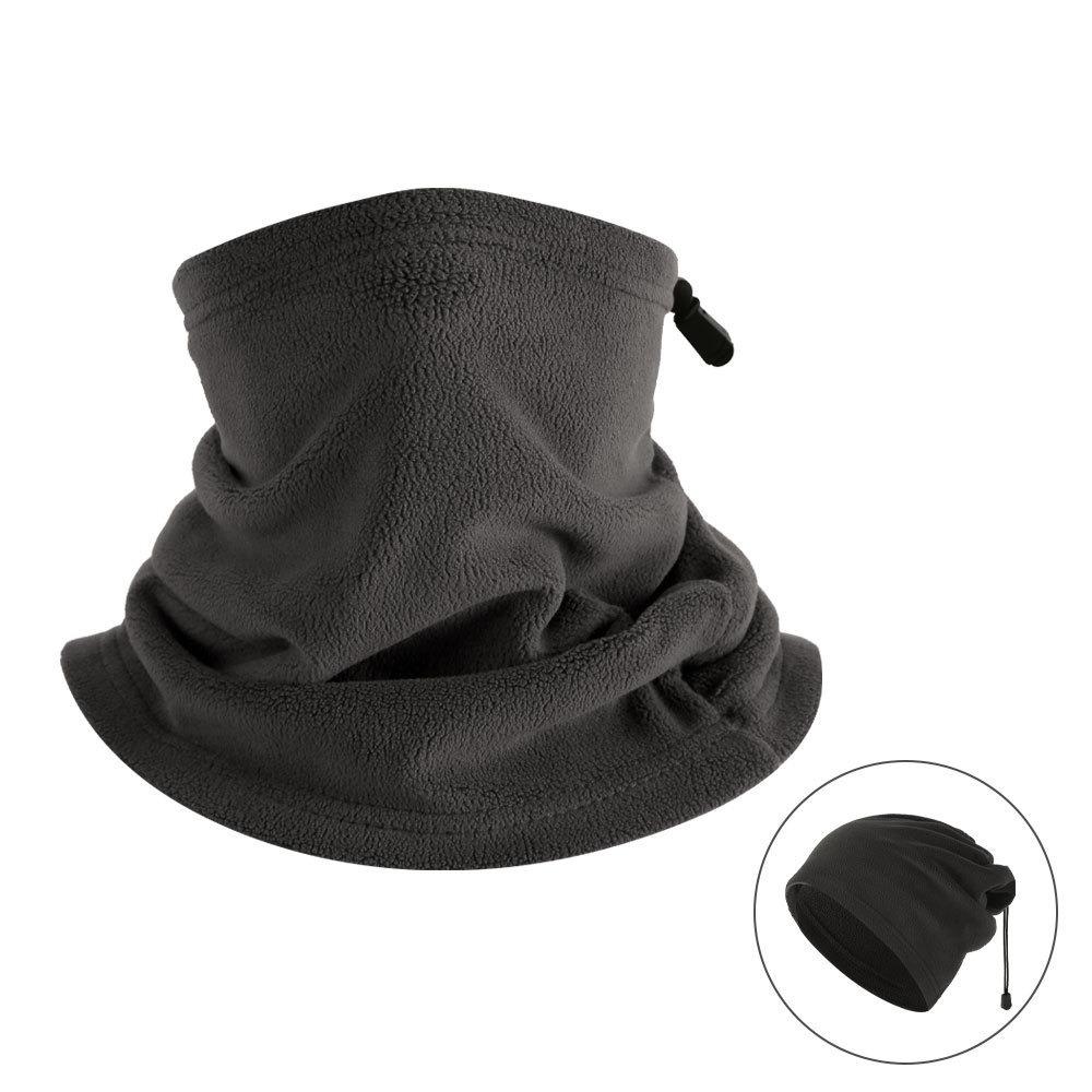 Electric Car Neck Warmer: Adjustable Fleece Lined Gaiter, Windproof Cycling Snood & Face Protector Hat.