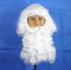 Santa Claus Wig and Beard Set - Holiday Party Costume and Halloween Props