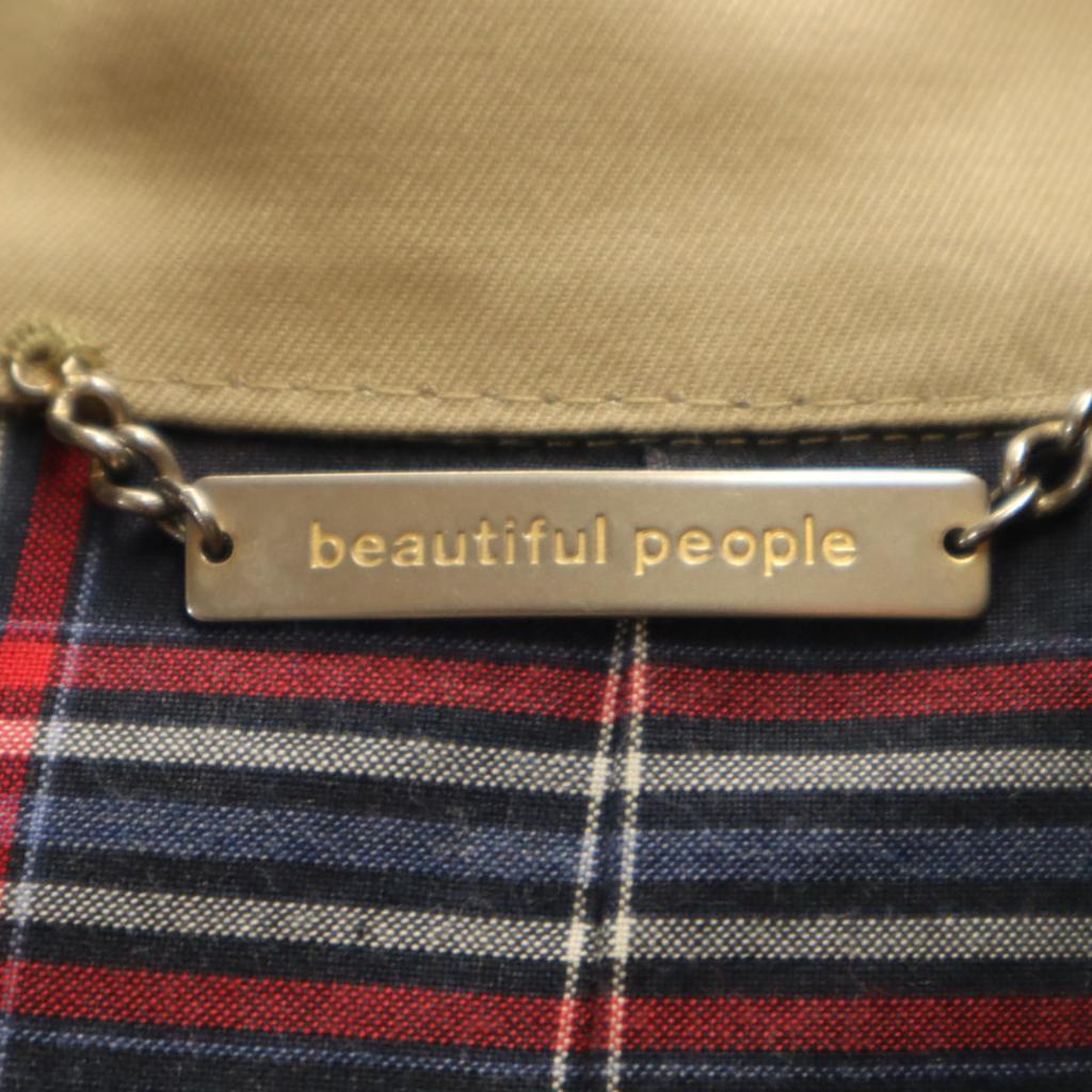 beautiful people Made In Japan Trench Coat 140 Beige Kid's Used