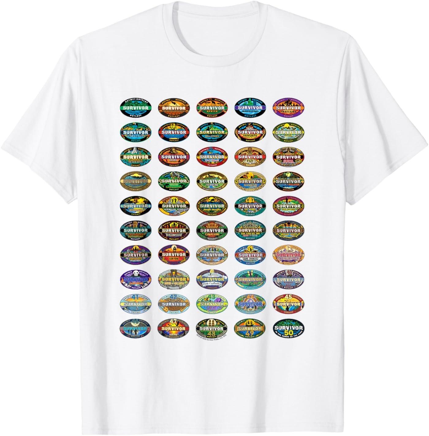 Survivor 50 Seasons of Survivor T-Shirt S разноцветный