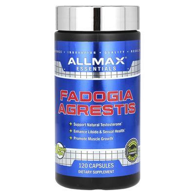 ALLMAX, Niezbędne Składniki Odżywcze, Padogia Agretis, 325mg, 120 Kapsułek