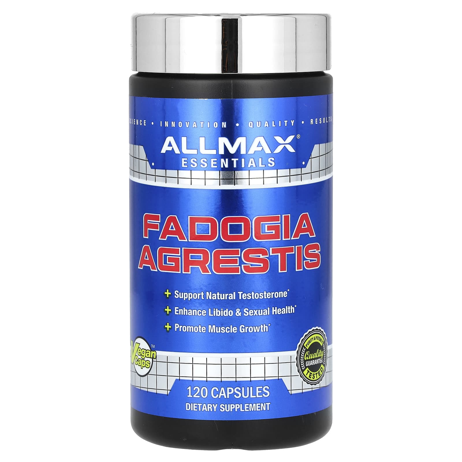 

ALLMAX, Essential Nutrients, Padogia Agretis, 325mg, 120 Capsules