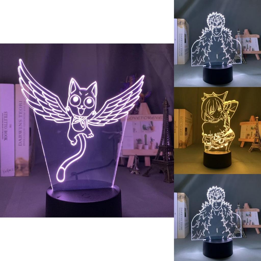 Fairy Tail Led Night Lamp With Color Changing Features And Usb Power For Kid Room